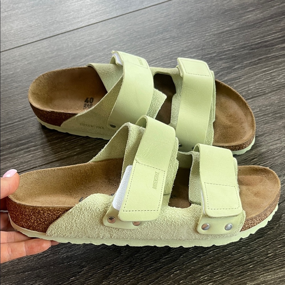 Birkenstock Light Green Two-Strap Sandals Size 40
L9/M7
